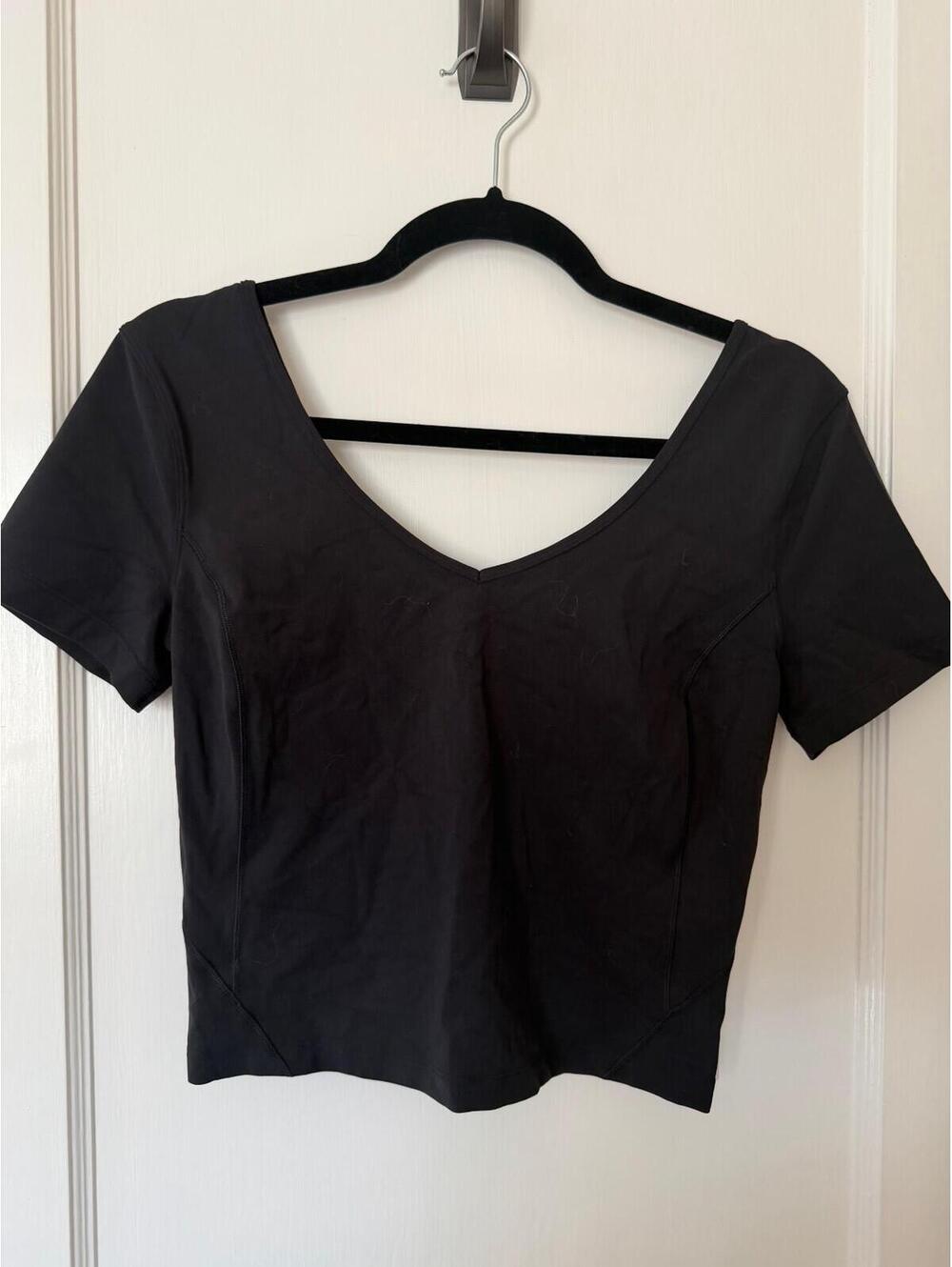 Lululemon Align Nulu V-Neck Crop Top NWT